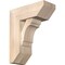 Ekena Millwork Olympic Slat Smooth Bracket w/ Offset Brace, Douglas Fir, 7 1/2"W x 18"D x 22"H BKT0806X18X22OLY06SDF - alternate 1